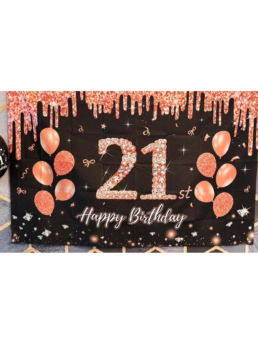21st Birthday decorations